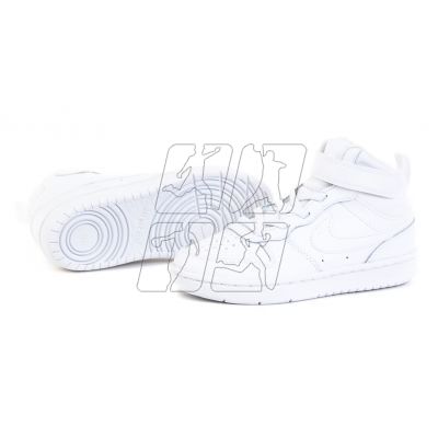 Nike Court Borough Mid 2 Jr CD7783-100