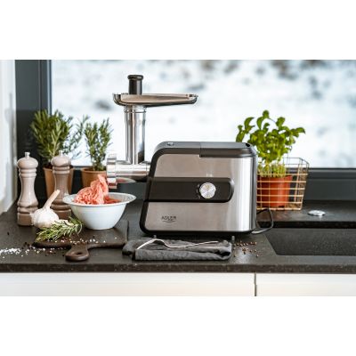 5. Adler AD 4813 2000W Mincer Black, Silver