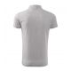 4. Malfini Single J. M MLI-20203 light gray melange polo shirt