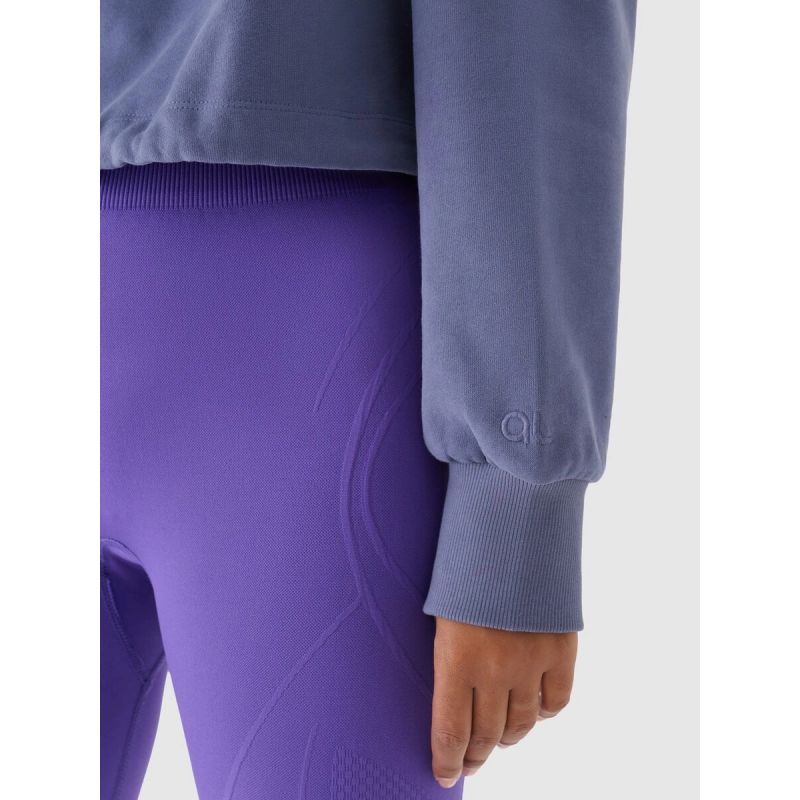 6. Women's sweatshirt without hood 4F x Anna Lewandowska 4F 4FALSAW24TSWSF1743-31S