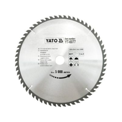 2. Yato YT-6077 circular saw blade 30 cm 1 pc.