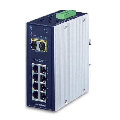 2. Planet IGS-10020MT industrial switch 10p Managed Gigabit/Multigigabit