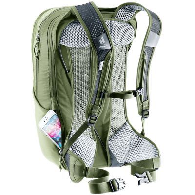 13. Deuter Race Air 14 + 3 cycling backpack, mineral/glove