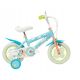 26. TOIMSA Bluey 12" Children's Bicycle Blue and Lime