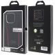 10. Audi Genuine Leather case with MagSafe for iPhone 15 Pro - black and red