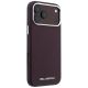 4. Karl Lagerfeld Grained Elongated Logo MagSafe case for iPhone 17 Pro Max / 18 Pro Max - burgundy