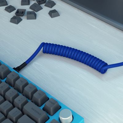 6. Glorious Gaming GLO-KB-ACC-CBL-COIL-CBLU Keyboard/Mouse Cable Blue 1.4m