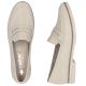 3. Women's leather loafers lords beige Rieker 75300-63