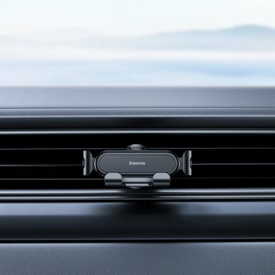 11. Baseus Gravity Air Vent Car Phone Holder (Air Outlet Version) black (SUWX010001)