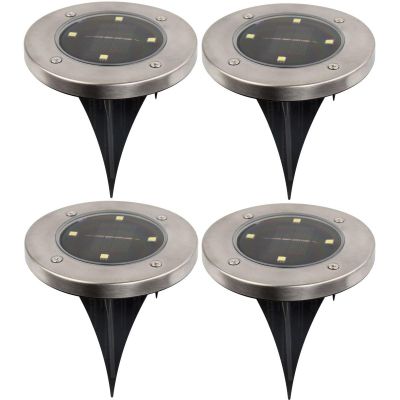 4. SOLAR LAMP 4 LED SMD FOR DRIVE INTO THE GROUND, SET OF 4 PCS