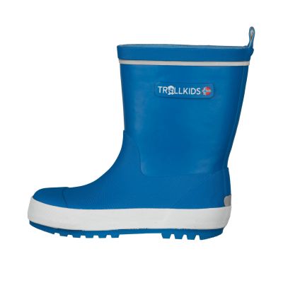 Trollkids Kids Lysefjord Rubber Boots glow blue for boys/girls (471-168)
