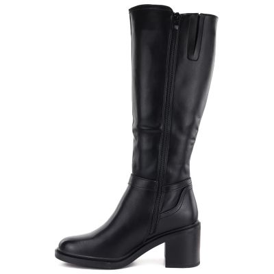 3. Sergio Leone KZ-14 black insulated high-heeled boots