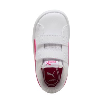 4. Puma Rickie Classic V Inf Children's Shoes White and Pink 394254 24