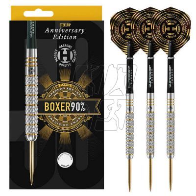 5. Harrows Boxer Parallel 90% 50th Anniversary Edition steeltip darts