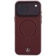 3. Mercedes Leather 3D MagSafe Case for iPhone 17 Pro Max - Navy Blue
