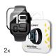 Wozinsky Full Glue Tempered Glass with Black Frame for Apple Watch 46mm (2 pcs.)