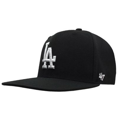 47 Brand Los Angeles Dodgers No Shot 47 Captain 47 Cap B-NSHOT12WBP-BKG Black One Size
