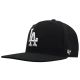 47 Brand Los Angeles Dodgers No Shot 47 Captain 47 Cap B-NSHOT12WBP-BKG Black One Size