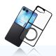 9. 3mk Satin Armor Case+ Flip for Samsung Galaxy Z Flip 8 - transparent