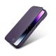 9. iCarer CE Premium Leather Folio Case iPhone 14 Plus Magnetic Flip Leather Folio Case MagSafe Dark Purple (WMI14220715-DP)