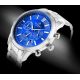 2. Men's Watch Giewont Chronograph Sapphire Silver Blue GW8510-B3
