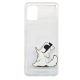 2. Karl Lagerfeld Choupette Fun Case for Samsung Galaxy A31 - Transparent
