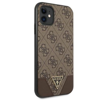 6. Guess 4G Triangle Collection case for iPhone 11 6.1" / Xr 6.1" - brown