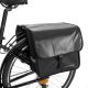 5. Wozinsky Double Bicycle Pannier Bag for Rack, 28 L, Black (WBB34BK)