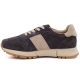 7. Women's leather shoes, sneakers, brown, Potocki 40354