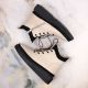 7. Filippo W PAW482 beige insulated leather platform ankle boots