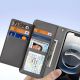 8. Dux Ducis Lawa Leather Case for iPhone 16e / 17e with Detachable Magnetic Wallet - Gray