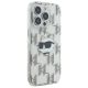 4. Karl Lagerfeld IML Choupette Head Electroplated iPhone 16 Pro Max Case - Clear