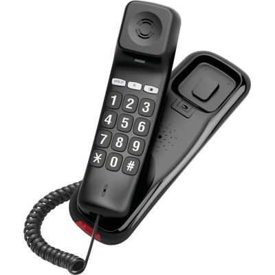 2. Olympia 4510 Analog Phone Black, Red
