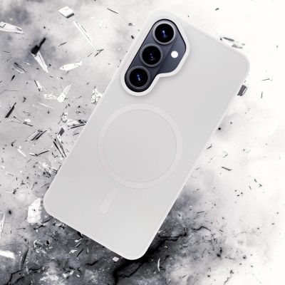22. 3mk Smoke MagCase for Samsung Galaxy S26 - white