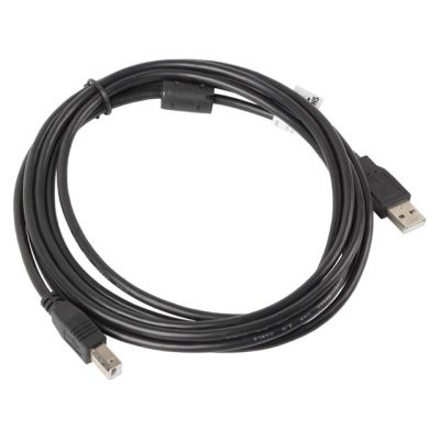 2. Lanberg CA-USBA-11CC-0030-BK cable (USB 2.0 type AM - USB 2.0 type BM; 3m; black)
