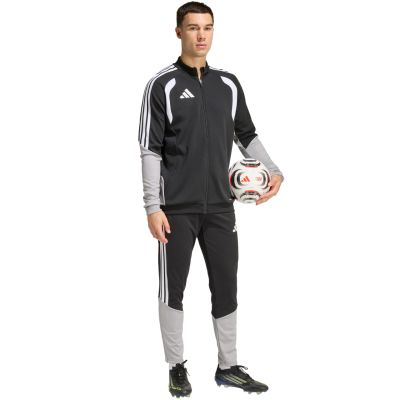 14. Men's adidas Tiro 26 Competition Training sweatshirt black, gray, and white JX4260