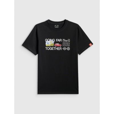 5. Men's regular printed T-shirt 4F 4FRSS26TTSHM3810-20S