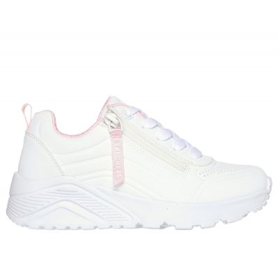 2. Skechers Uno Lite - Easy Zip Jr 310387L WHT shoes