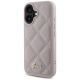 2. Guess Quilted Metal Logo iPhone 16 Case - Pink