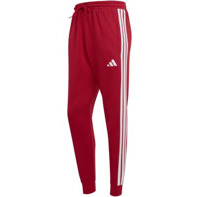 2. Men's adidas Essential 3-Stripes French Terry Burgundy Pants KR2702