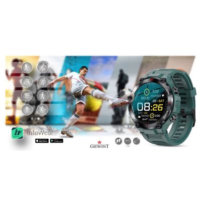 9. GIEWONT Pionier GPS GW460-2 smartwatch - Sea Green