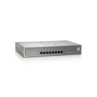 2. LevelOne GEP-0822 - Switch - 8 x 10/100/1000 (PoE) - Rack Mount - PoE (GEP-0822)