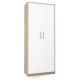 4. OLIV 2D filing cabinet 74x35xH180 sonoma/white