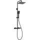 Rain shower with thermostatic shower tap