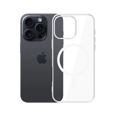 10. 3mk Clear MagCase Case for Apple iPhone 16 Pro - Transparent