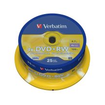 DVD+RW Verbatim 43489 (4.7GB; 4x; 10pcs; Cake)