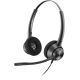 4. POLY EncorePro 320 Wired Headband with Quick Disconnect Binaural Headset TAA Wired Headband Office/Call Center USB Type-A Black