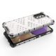 6. Honeycomb case armored cover with a gel frame for Samsung Galaxy A03s (166.5) blue