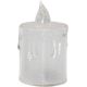 23. DECORATIVE CANDLE 3 PCS TRANSPARENT WARM WHITE 1 LED
