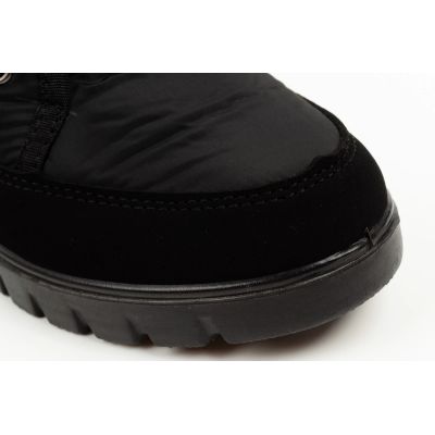 5. Progress Women’s Winter Boots, Black Insulated Snow Boots with Sheepskin Lining